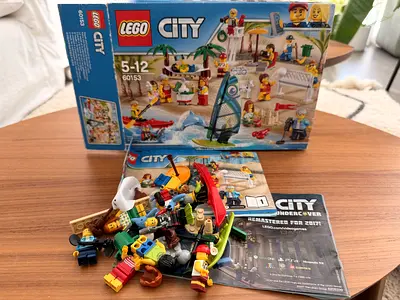 LEGO City 60153 Beach Rescue Patrol - Used Set with Box & Manual