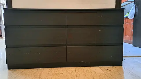 SHELF CABINET WITH MULTIPLE DRAWERS
