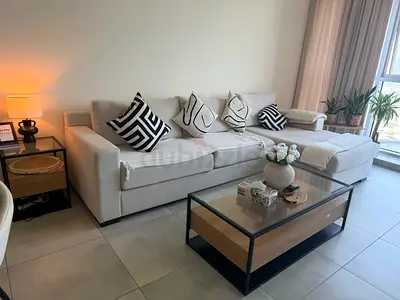 Coffee table with side table