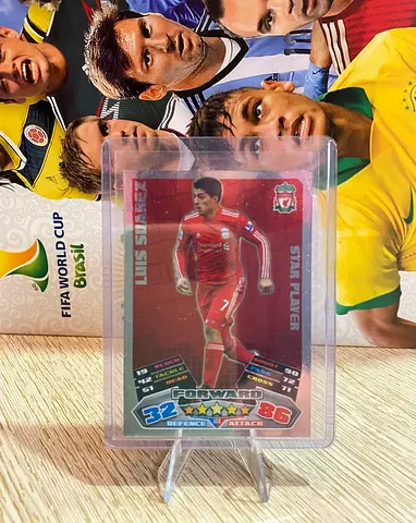 Luis Suarez Star Player - 2011-12 Topps Match Attax + Assorted Topps PL Match Attax 2016-19 Bundle