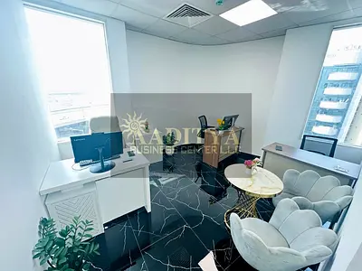 Office with Natural Sunlight with Furnished No Commission