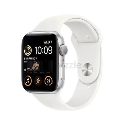 Apple Watch SE (2nd Gen) 44mm Sil Alu White Sp M/L GPS