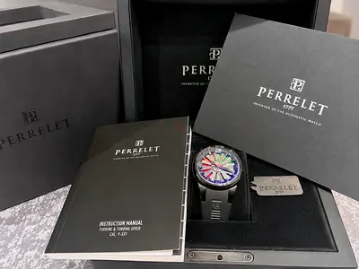 Special Perrelet Turbine A4060/1 Dubai limited edition Men's Watch with Box and Papers Never Worn