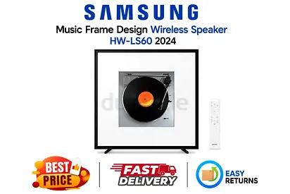 Samsung Speaker in Abu Dhabi - Music Frame Design - HW-LS60D 2024 - Like New, FREE DELIVERY