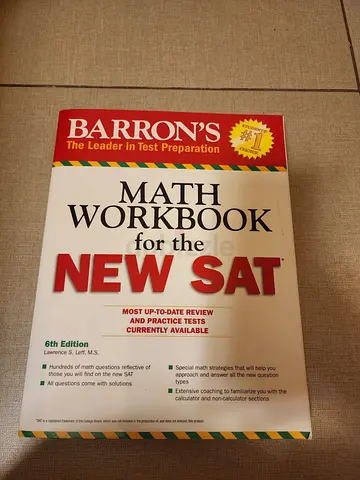 Barron's Math Workbook for the New SAT (6th Edition) - Test Prep