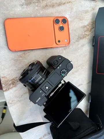 Sony Alpha A6100 mirrorless camera with 16-50mm kit lens