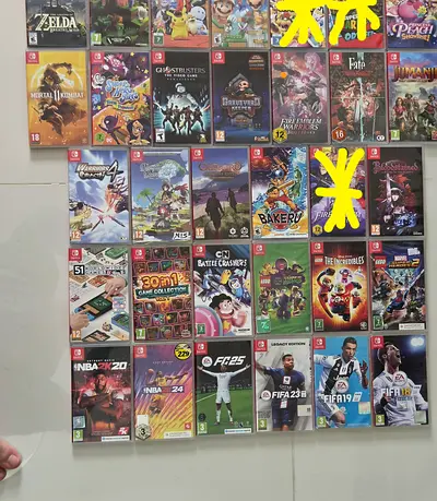 Nintendo Switch game zelda Minecraft,  pokemon,  mario peach fire embedded lego fifa ghost busters