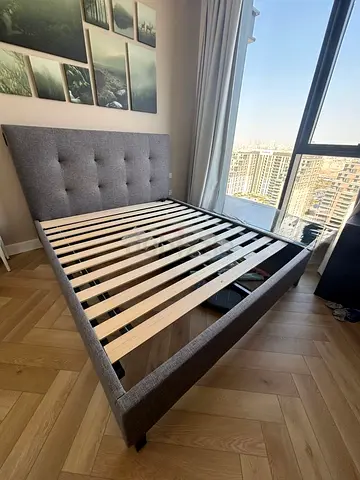 Bed frame super king size Gray
