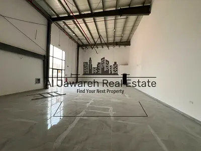 For rent: A new warehouse suitable for all types of business activities, located on the main road in the Emirate of Umm Al Quwain.