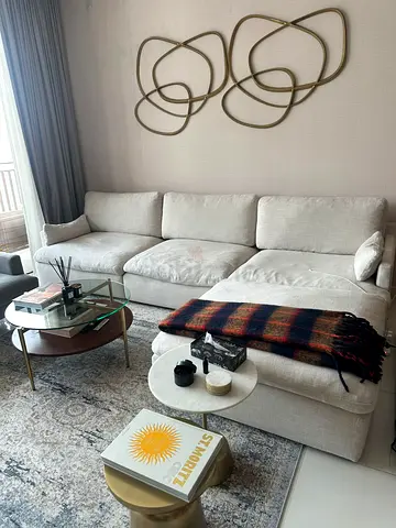 Selling Perfect condition home centre swin modular sofa beige