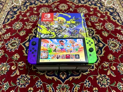 Modded Nintendo Switch Oled Splatoon 3 limited edition for sale