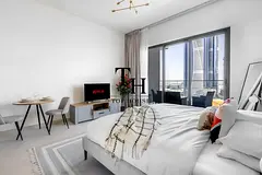 Modern Furnished Studio | High Floor | Prime Business Bay Location
