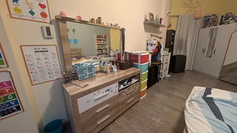 Wooden Dresser with Mirror