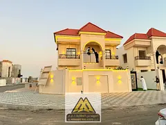 Modern Luxury Corner Villa for Rent in Al Helio 2, Ajman | 5 Master Beds & Prep Kitchen (Land 5,200 