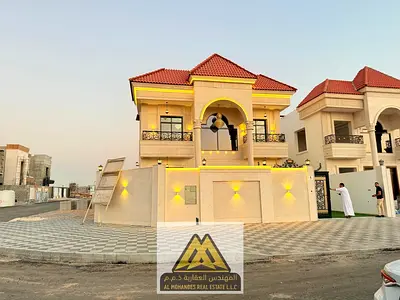 Modern Luxury Corner Villa for Rent in Al Helio 2, Ajman | 5 Master Beds & Prep Kitchen (Land 5,200 Sqft | AED 145,000 | 4 Cheques)