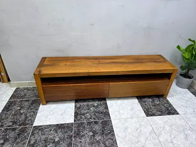 Solid Wood Low TV Cabinet / Media Console - Minimal Design