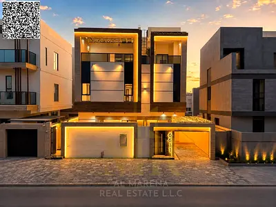 💎 Luxury that suits you | A luxurious villa in Al Helio, Ajman, with a luxurious design, distinctive finishes, and exceptional specifications