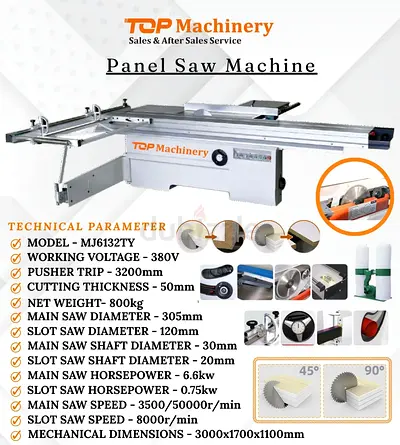 BRAND New INDUSTRIAL MJ6132TY Sliding Table Saw - Industrial Woodworking Machine