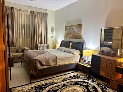 Luxury master bedroom with attached bathroom Ladies