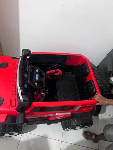 Red Electric Ride-On Toy Car for Kids - 2 Seater, Good Condition