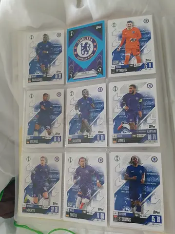 Chelsea Football Cards Collection - Topps Player Cards (18 cards