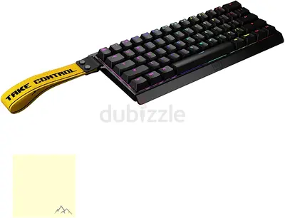 Wooting 60HE Compact RGB Mechanical Gaming Keyboard - 60% with Wrist Strap