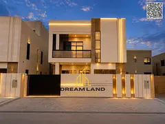 A villa with an elegant architectural design, including registration and ownership fees, combining s
