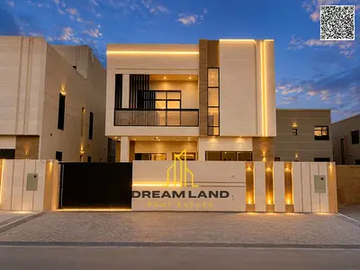فيلا بتصميم معماري راقٍ شامل رسوم التسجيل والتملك  تجمع بين المساحات الرحبة، والتشطيبات الفاخرة