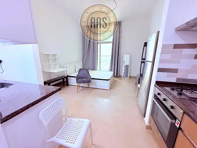 Chiller free spacious studio with fully furnished in al furjan Dubai