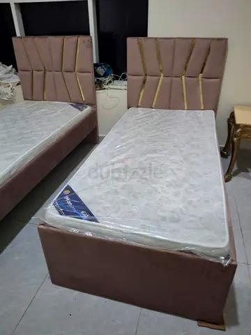 Single bed with mattress selling new furniture