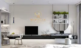 Furnished Studio | Stonehenge Residences | Courtyard & Marina Views