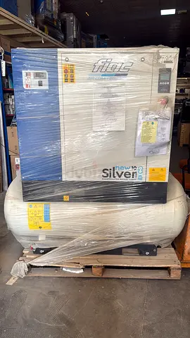 Atlas Copco / Silvent Industrial Air Compressor with Tank – Made in Italy