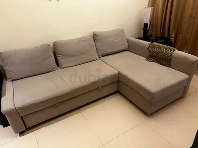 IKEA L Shape Sofa with Storage (with delivery)
