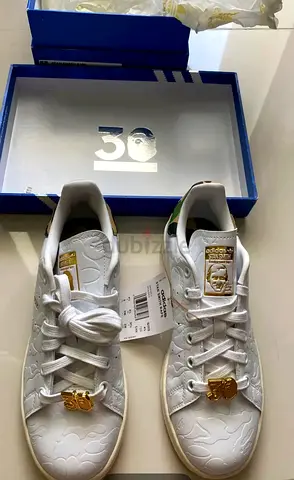 Adidas X Bape Stan Smith 30th Anniversary White Leather Sneakers