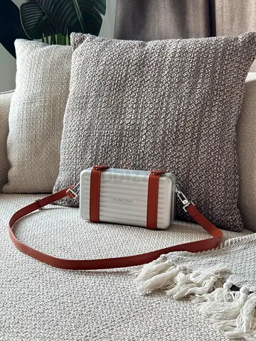 Rimowa Crossbody Bag Shoulder Bag Silver Unisex