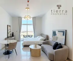 Furnished Studio | High Floor | Balcony | Skyline Views
