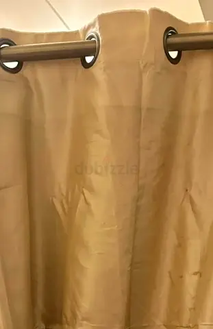 Curtains w/ grommets and sun protection