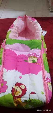 Soft Baby Nest/Portable Lounger - Pink, Used