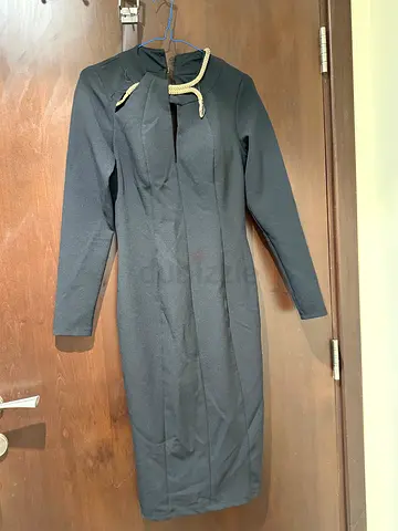 Black Snake dress S midi