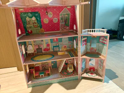 Beautiful wooden doll house