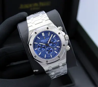 AP Royal Oak Chronograph – Blue Dial Master Copy