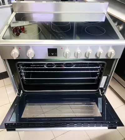 Bosch latest model series full electric ceramic 5 hobs stove oven fan cooking range 90x60 cooker d