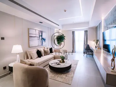 High Floor 1BR | Palm View | 2 Baths