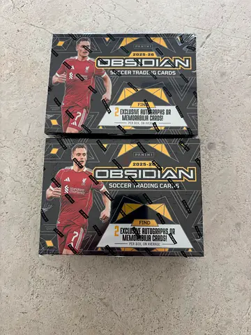 2025-26 Panini Obsidian Soccer Hobby International Box - Factory Sealed