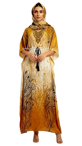 Women's Elegant Kaftan Maxi dress