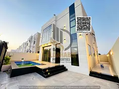 🏡 Luxury White Stone Villas with Private Pool for Sale in Al Helio – Al Hadaeq Project