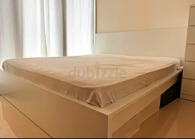 Ikea king size bed with mattress available in perfect condition