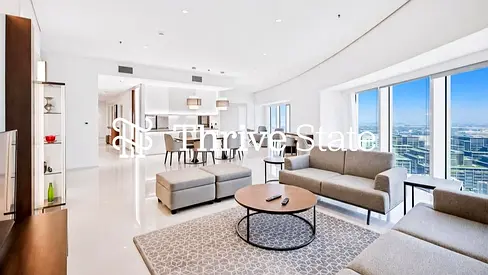 Elegant Furnished 2BR with SZR Skyline View