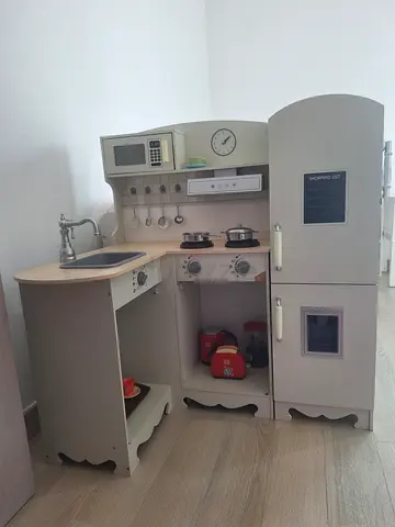 Kids toy kitchen and accessories