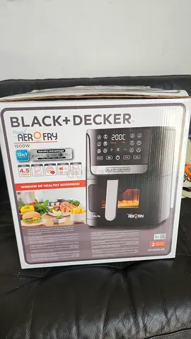 Brand New Black+Decker Digital AEROFRY Air Fryer 4.5L (Open Box / Unused)